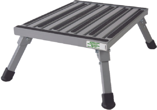 Safety Step F-08C S Silver 14.5" x 19" Large Folding Step