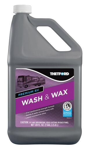 Premium RV Wash and Wax, Detergent and Wax for RVs / Boats / Trucks / Cars - 64 oz - Thetford 96014