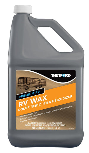 Thetford Premium Wax-Color Restorer and Oxidation Remover for Cars-RVs-Boats-Motorcycles-1 Gallon 32523