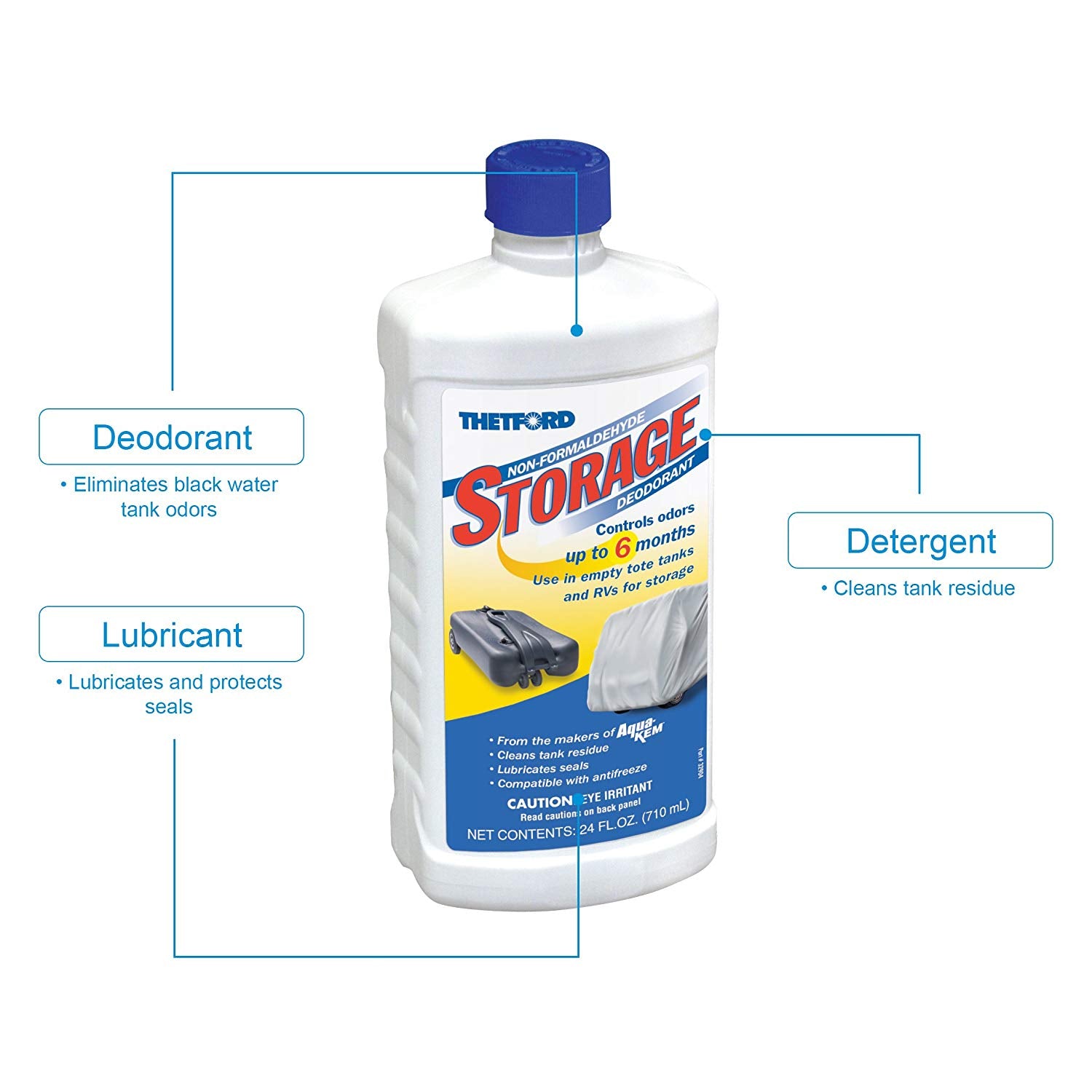 Storage Deodorant for RV Holding Tanks, 24 oz - Thetford 32901