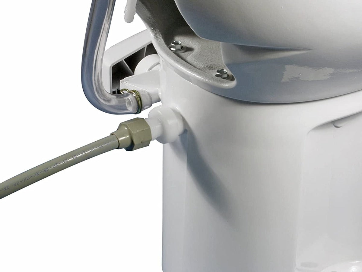 Thetford 42060 Aqua-Magic® Style™ II China Toilet, High Profile, White w/Sprayer