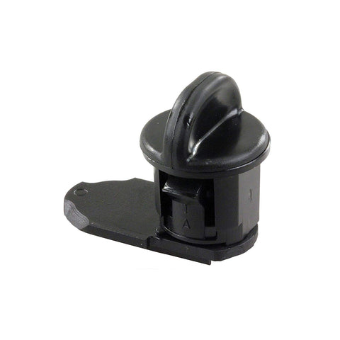 JR Products (433BK-A Black Plastic Thumb Lock