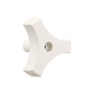 JR Products 20165 Tri-Lug Window Knob - 9/16", White