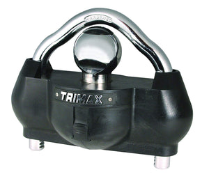 Trimax UMAX100 Premium Universal 'Solid Hardened Steel' Trailer Lock (fits All couplers)