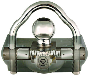 Trimax UMAX100 Premium Universal 'Solid Hardened Steel' Trailer Lock (fits All couplers)