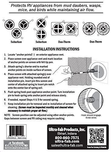 Ultra-Fab 53945110 Mud Dauber Screen