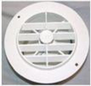 Valterra 3840RWH Dampered Vent, White