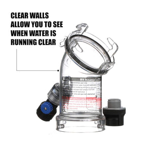 Valterra F02-4100 RV Sewer Flushing Hydroflush Backflow Preventer