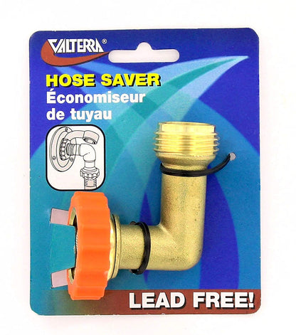 Valterra A01-0020VP Brass 90° Lead-Free Hose Saver