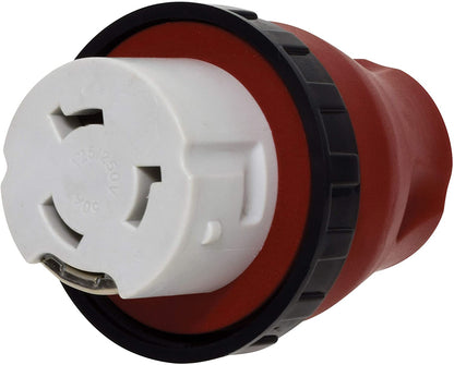 Valterra A10-1550DAVP_2 Mighty Cord Electrical Adapter Plug W/ Locking Ring 15AM-50AF