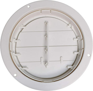 Valterra A10-3359VP Medium White Rotating Heat and A/C Register with Damper