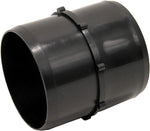 Valterra F02-2025BK Black 3" x 3" Straight Hose Coupler Sewer Hose Connector