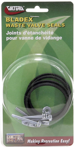 Valterra T1002-9VP 2" Bladex Waste Valve Seals with Hardware, Pack of 2