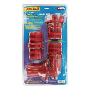 Valterra F02-3303 EZ Coupler 3-Piece System-Red
