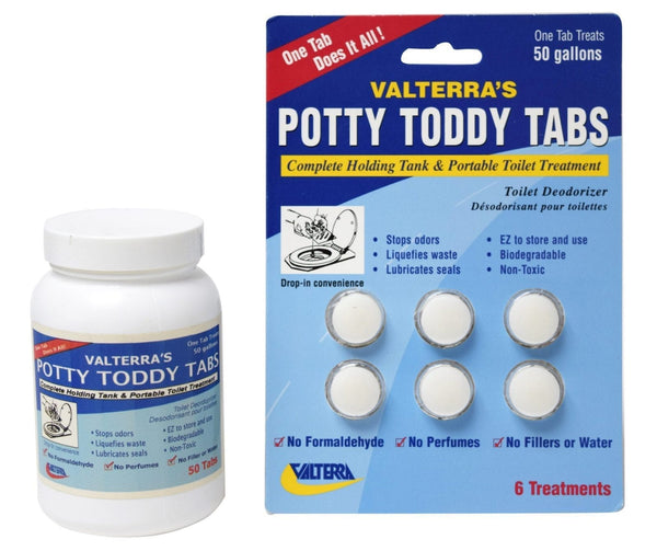 Valterra White 6/Card Q5000VP Potty Toddy Tabs