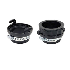 Valterra Black F02-2029VP Quick Connect System with Rotating Bayonet Fitting and Hose Clamps