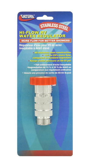 Valterra A01-1114VP High Flow Stainless Steel Water Regulator