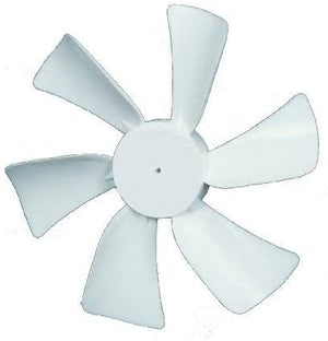 Ventmate 65485 White 6" Ventline/Jensen Fan Blade with 0.125" Round Bore