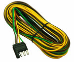 Wesbar 707261 Wishbone Style Trailer Wiring Harness with 4-Flat Connector, 3-Feet