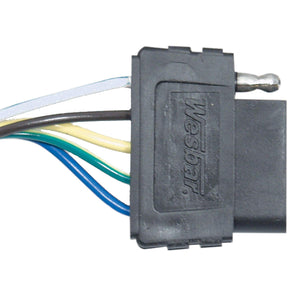 Wesbar 707273 Car End Trailer Connector, 5-Way, 6'