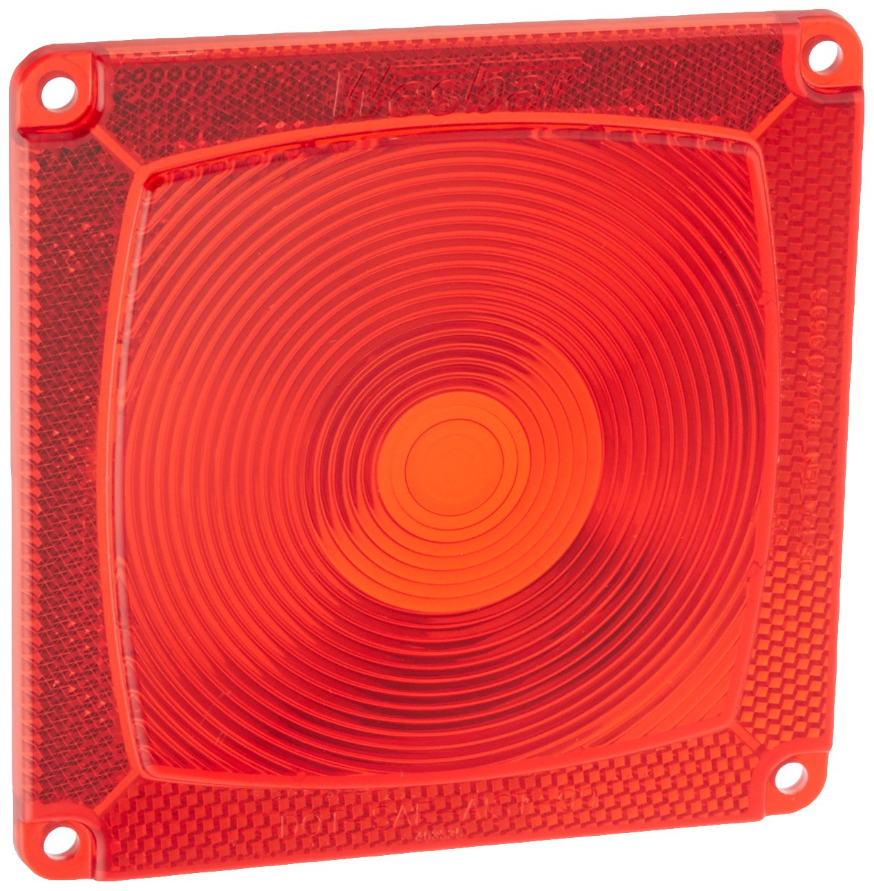 Wesbar 403335 Square Red Replacement Lens 