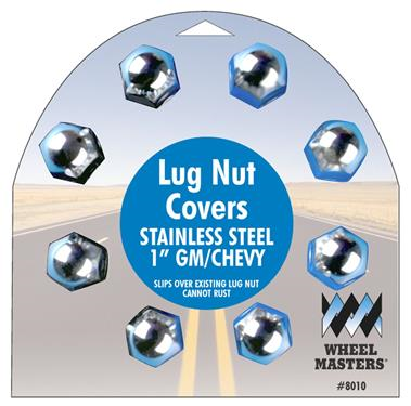 Wheel Masters 8010 Custom Cover-Gm, Chevy & Other 1" Lug Nuts