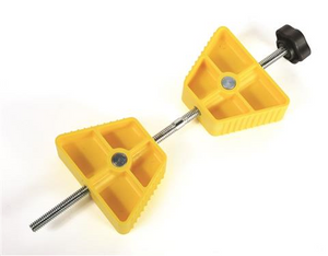 Camco RV Wheel Stop- Stabililizes Your Trailer by Securing Tandem Tires to Prevent Movement While Parked- 26" to 30" Tires- Small (44652)