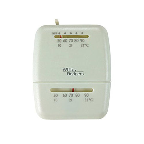 White Rodgers M100 Universal Heat Cool Thermostat White
