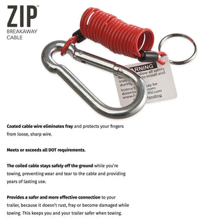 Fastway ZIP 4 Foot Breakaway Cable 80-01-2140